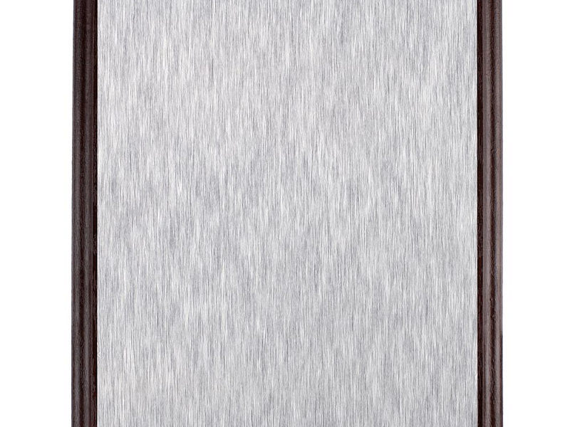 Плакетка Plaque, большая, вишня с серебристой пластиной