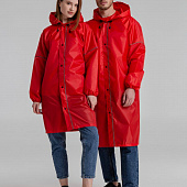 Дождевик со светоотражающими элементами Rainman Blink, красный