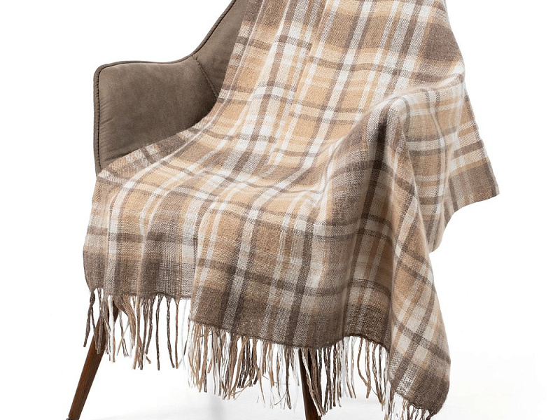 Плед «Берген», бежевый