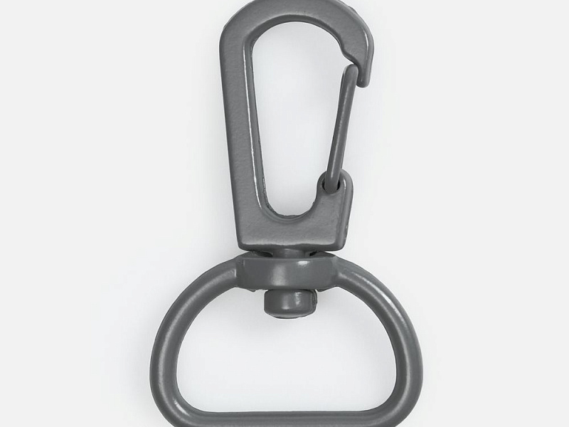 Застежка-карабин Snap Hook, M, серая