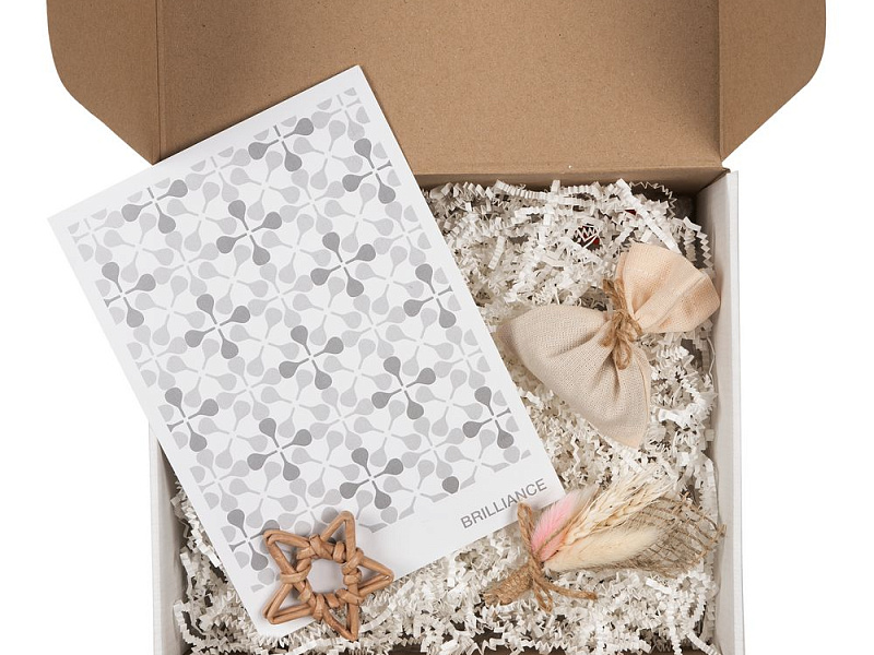 Набор для упаковки подарка Adorno, белый