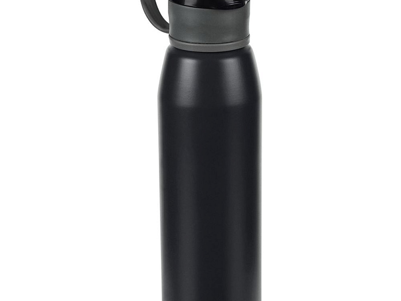 Бутылка для воды Billy Gym, матовая черная