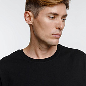 Футболка оверсайз унисекс Base Space, черная