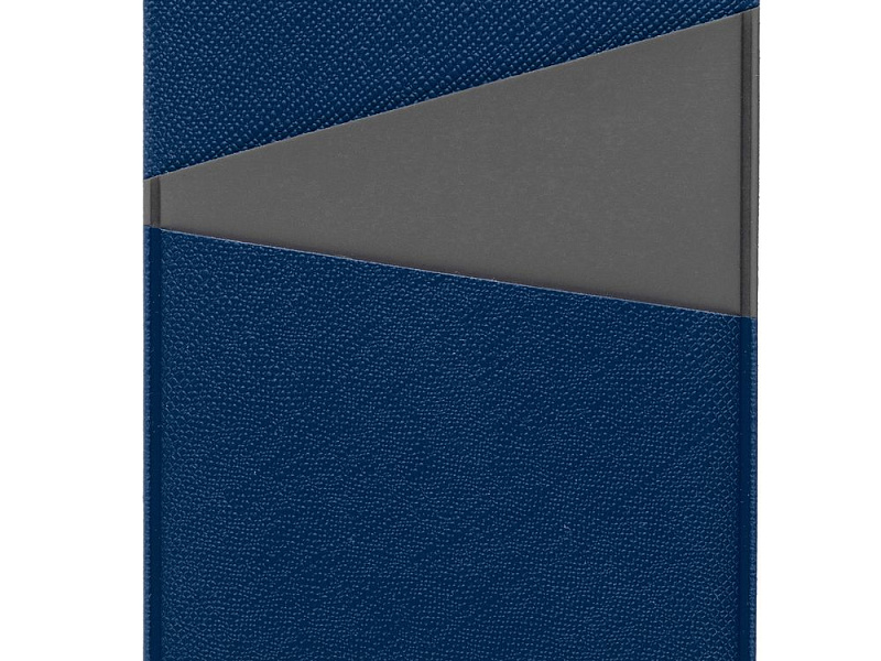 Картхолдер Dual, серо-синий