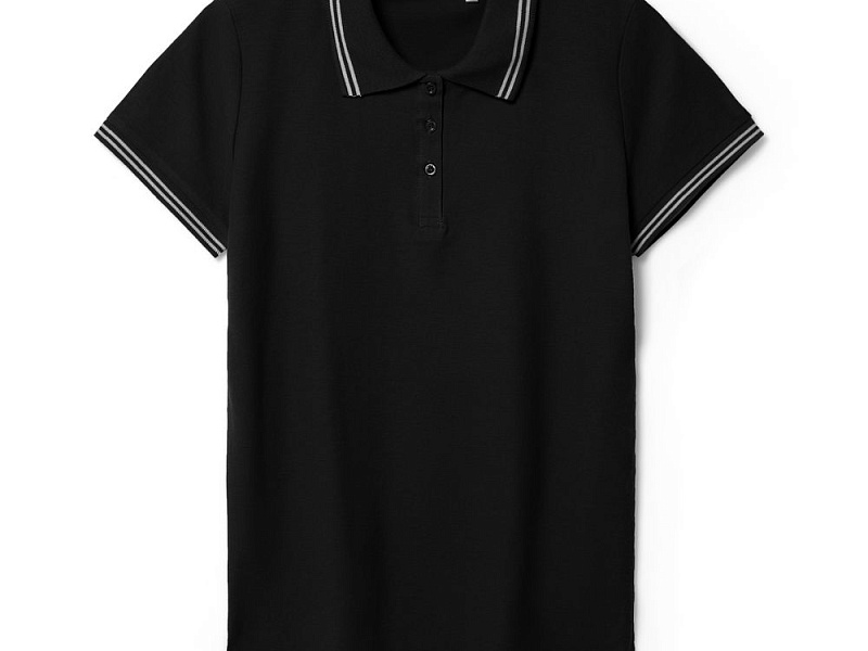 Рубашка поло женская Virma Stripes Lady, черная