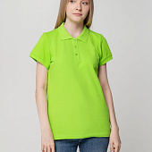 Рубашка поло женская Virma Lady, зеленое яблоко