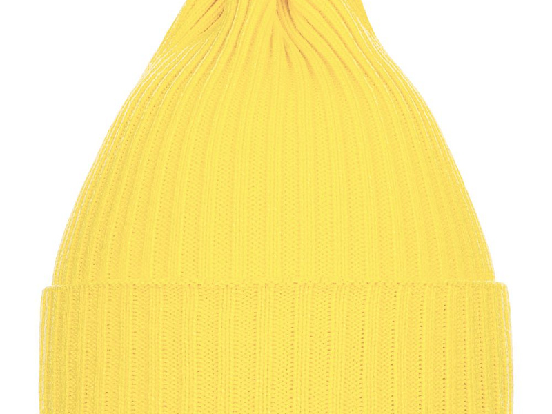 Шапка Yong, светло-желтая