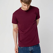 Футболка унисекс Regent 150, бордовая