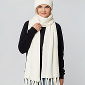 Шарф Flette, белый (молочный)