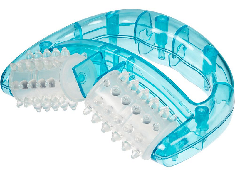 Роликовый ручной массажер Bodyrolla, синий