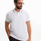 Рубашка поло мужская Prestige Men, белая