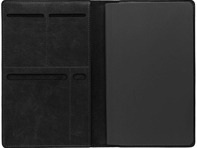 Еженедельник-портфолио Remini, недатированный, черный