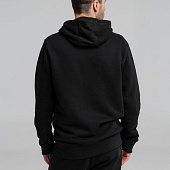 Толстовка на молнии с капюшоном унисекс King, черная