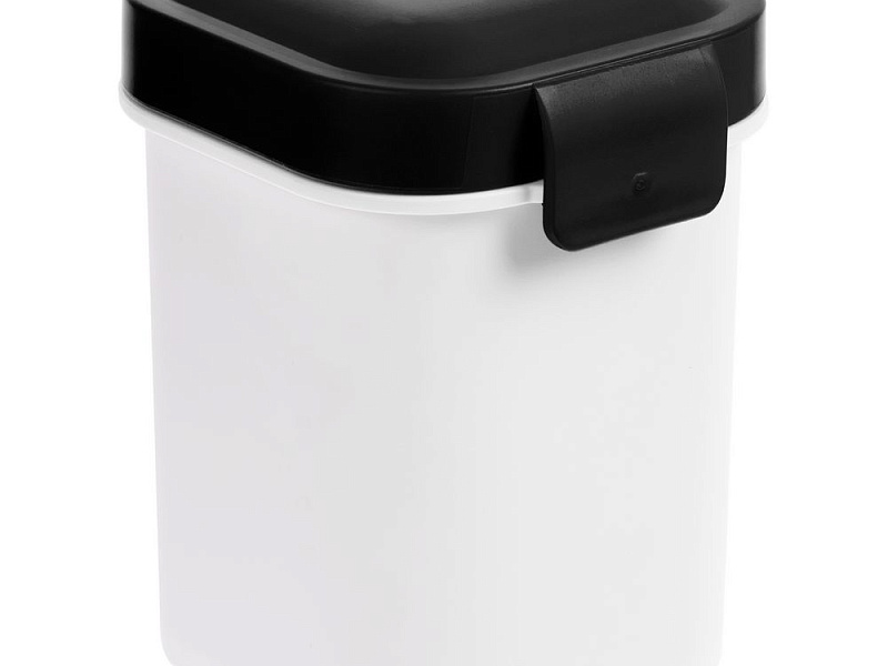 Ланчбокс для снеков Lunch Crunch, белый с черным