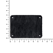 Лейбл кожаный Beta, XL, черный