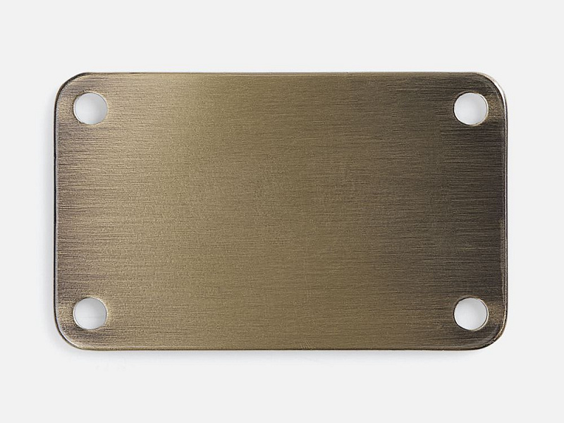 Шильдик металлический Furo, бронзовый