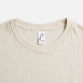 Футболка унисекс Regent 150, светло-бежевая (неокрашенная)