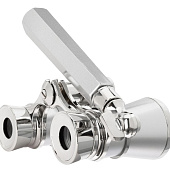 Театральный бинокль-лорнет Broadway 325E, серебристый