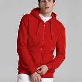 Толстовка на молнии с капюшоном Siverga Heavy 2.0, красная