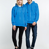 Толстовка на молнии с капюшоном Siverga 2.0, бирюзовая