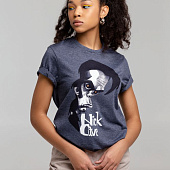 Футболка «Меламед. Nick Cave», темно-синий меланж