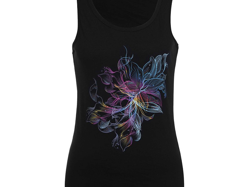 Майка женская Vibrance, черная