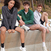 Толстовка унисекс Carter, серый меланж