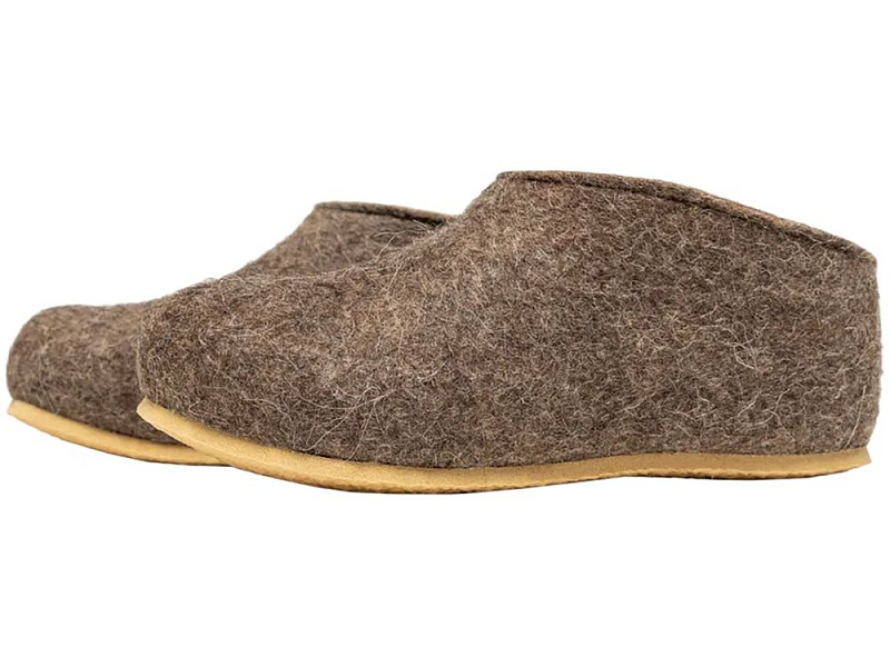 Домашние валенки Cant, серо-коричневые (натуральные)