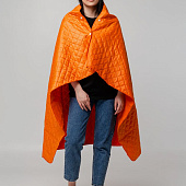 Плед-пончо для пикника SnapCoat, оранжевый