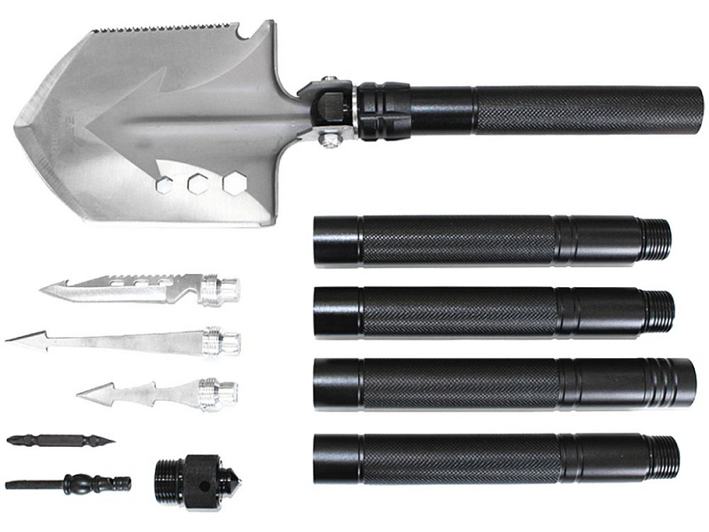 Многофункциональная лопата HK001, черная