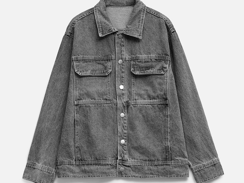 Куртка джинсовая O2, серая