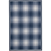 Плед Duotone, синий с белым