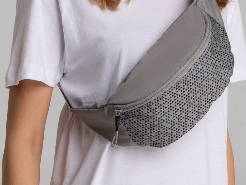 Поясная сумка Triangel, серая