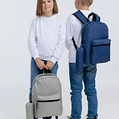 Детский рюкзак Base Kids с пеналом, серый