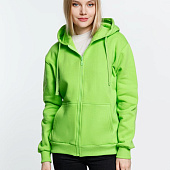 Толстовка на молнии с капюшоном Siverga Heavy 2.0, зеленое яблоко