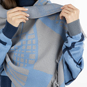 Палантин с бахромой на заказ Rinn Fint, полушерсть