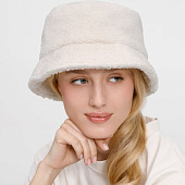 Панама Oblako, утепленная, молочно-белая