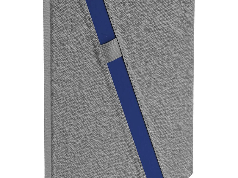 Ежедневник Rubikon на заказ, недатированный серо-синий