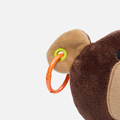 Мягкая игрушка Beastie Toys, мишка с белым шарфом