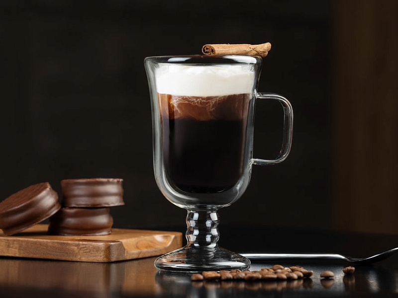 Кружка с двойными стенками для глинтвейна и коктейлей Double Bubble