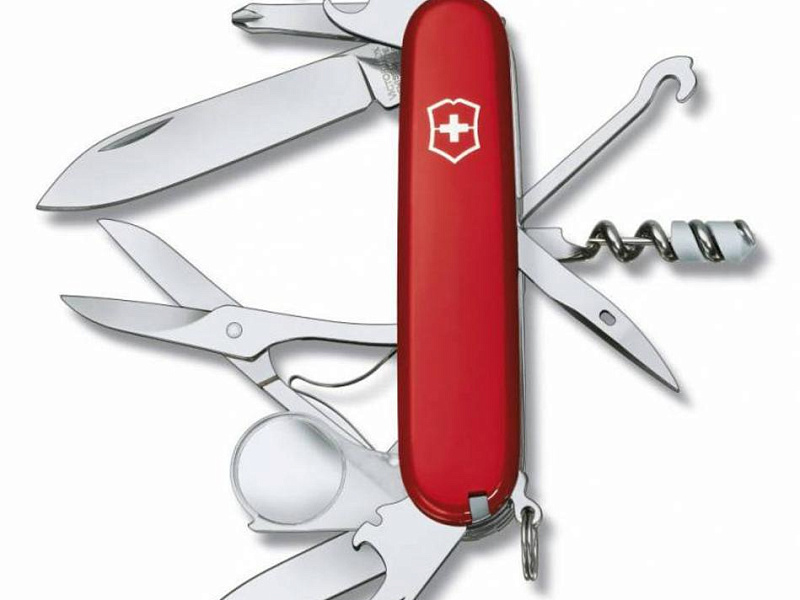 Офицерский нож Explorer 91, красный