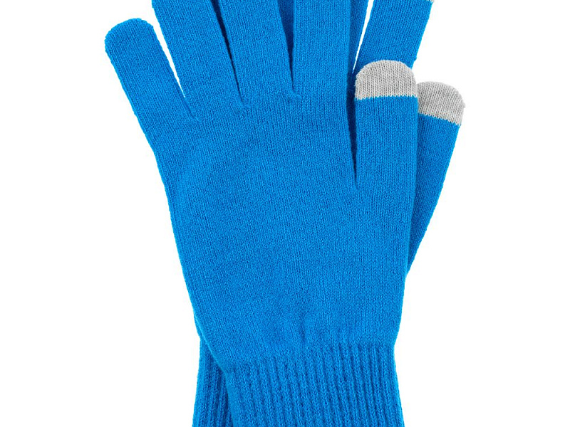 Перчатки сенсорные Urban Flow, ярко-голубые
