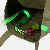 Стропа текстильная Fune 20 S, зеленый неон, 40 см