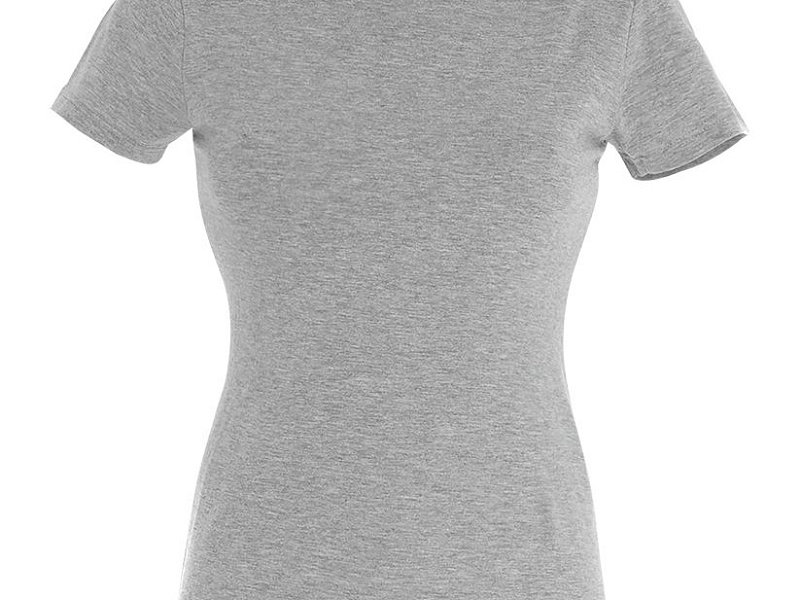 Футболка женская Miss 150, серый меланж