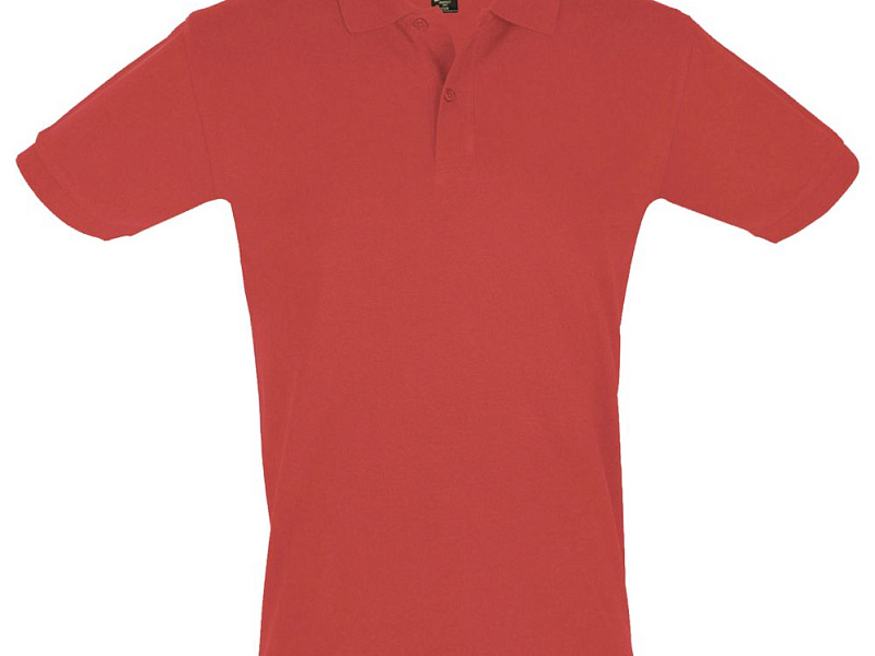 Рубашка поло мужская Perfect Men 180, красная (гибискус)