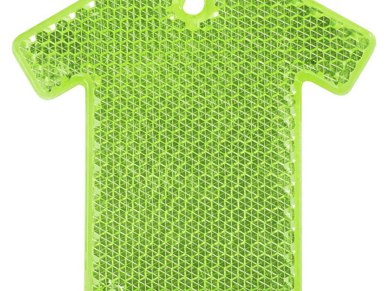 Светоотражатель «Футболка», зеленый