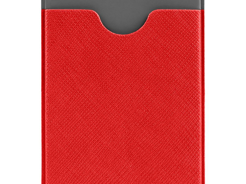 Чехол для карты на телефон Devon, красный с серым