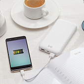 Аккумулятор Quick Charge Wireless 10000 мАч, черный