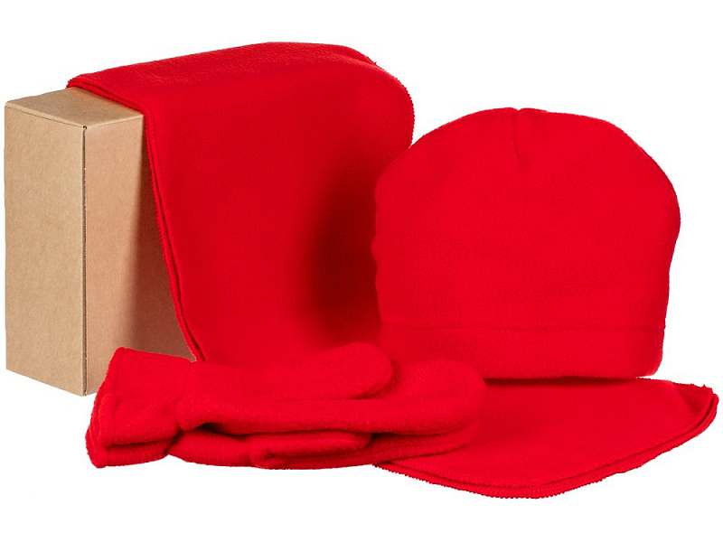 Набор Fleecy, красный