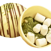 Шоколадная бомбочка «Матча латте»